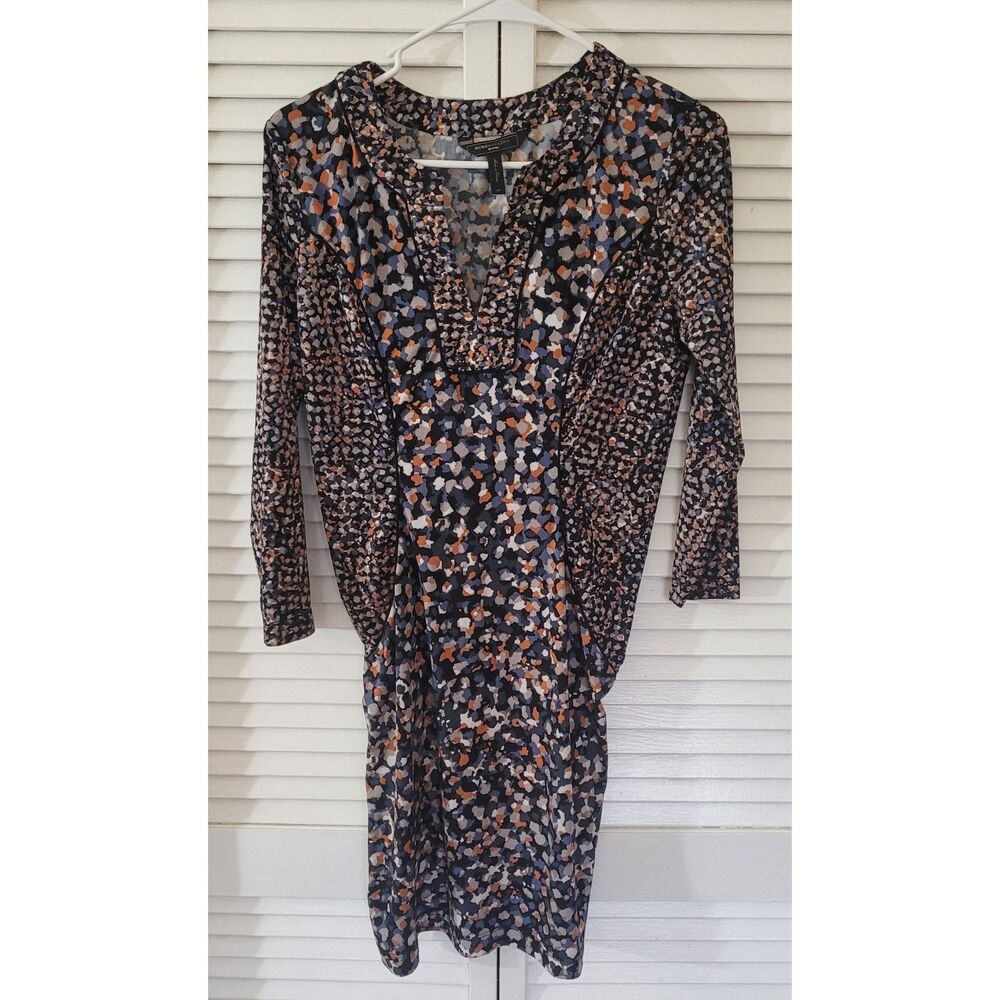 BCBG MaxAzria Cocktail Dress Stretch Dress Women Multi-Colored Small Petite